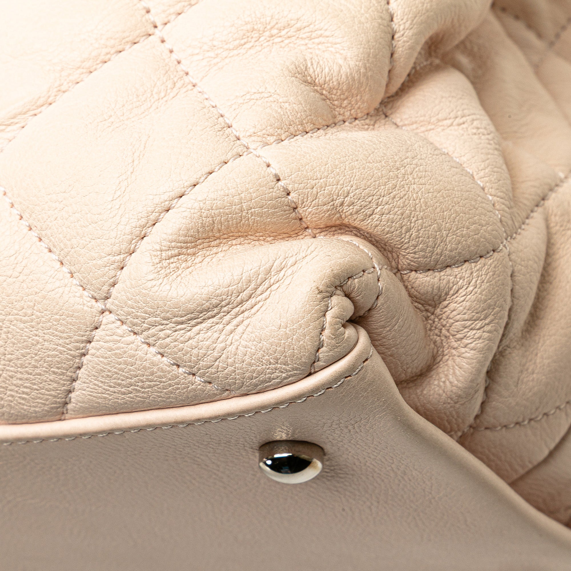 Mini Quilted Lambskin Chain Me Tote