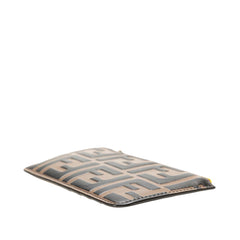 Zucca Embossed Leather Coin Pouch