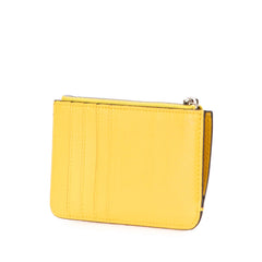Zucca Embossed Leather Coin Pouch