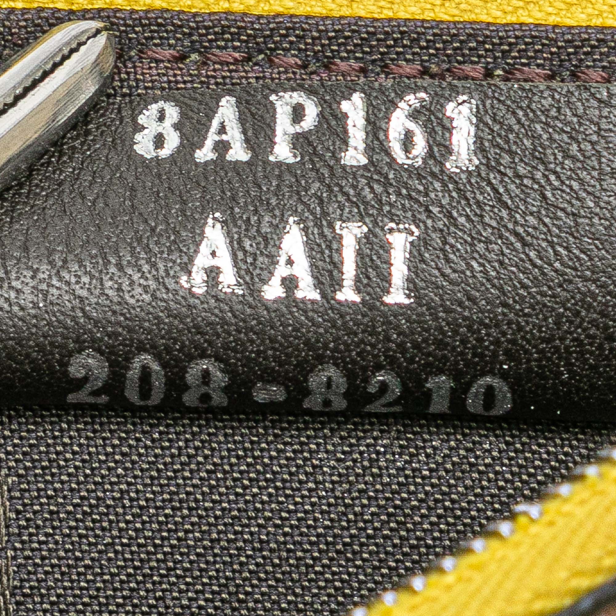 Zucca Embossed Leather Coin Pouch