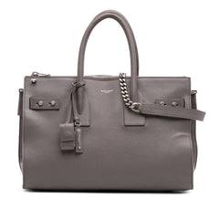 Small Grained Calfskin Supple Sac De Jour Satchel