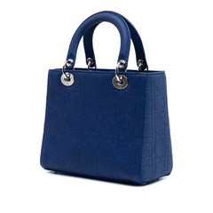 Medium Lambskin Cannage Lady Dior