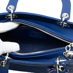 Medium Lambskin Cannage Lady Dior