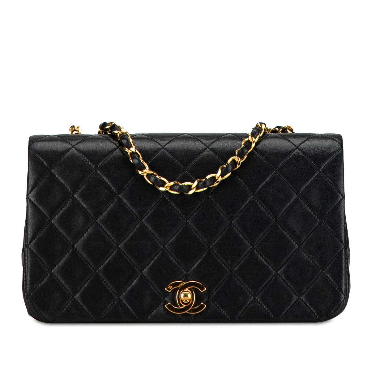 CC Quilted Lambskin Full Flap_0