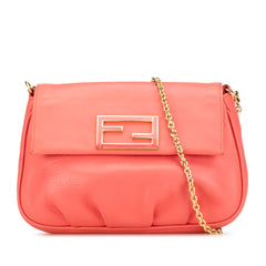 Leather Fendista Pochette Crossbody