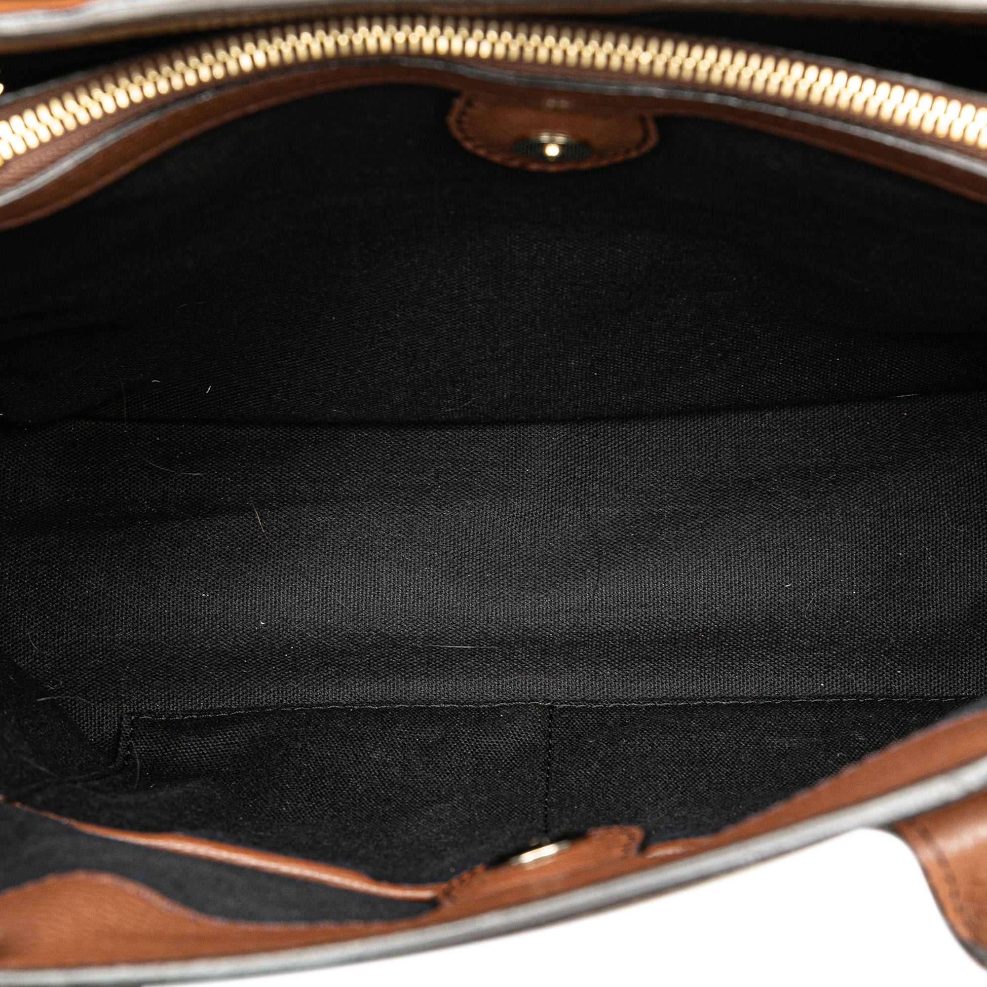 Medium Leather Banner Satchel