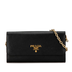Saffiano Lux Wallet On Chain