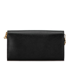 Saffiano Lux Wallet On Chain