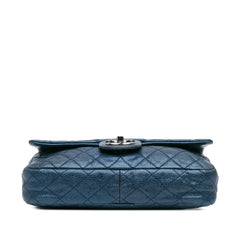 Medium Quilted Iridescent Caviar Easy Flap