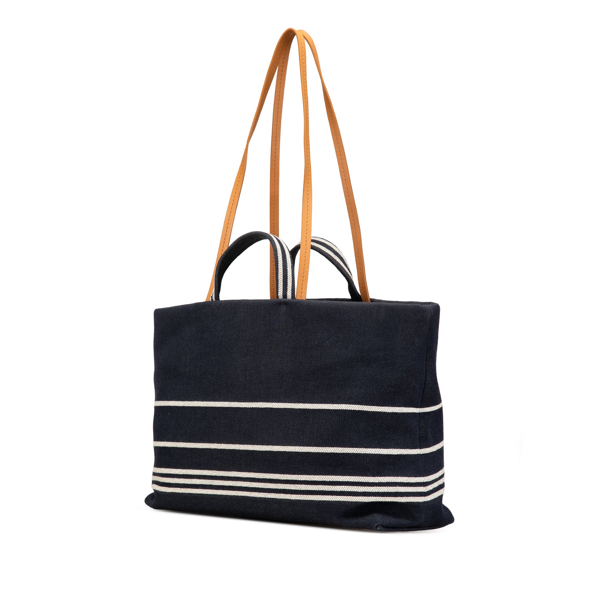 CC Large Denim Shopping Tote