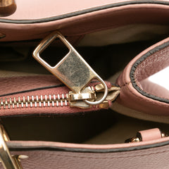 Medium Calfskin Bamboo Shopper Satchel