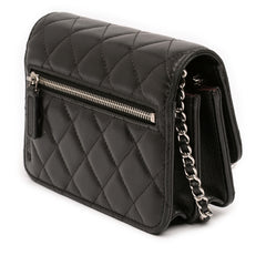 Mini CC Lambskin Wallet on Chain