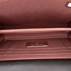 Mini CC Lambskin Wallet on Chain