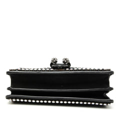 Small Suede Crystal Embellished Dionysus Shoulder Bag