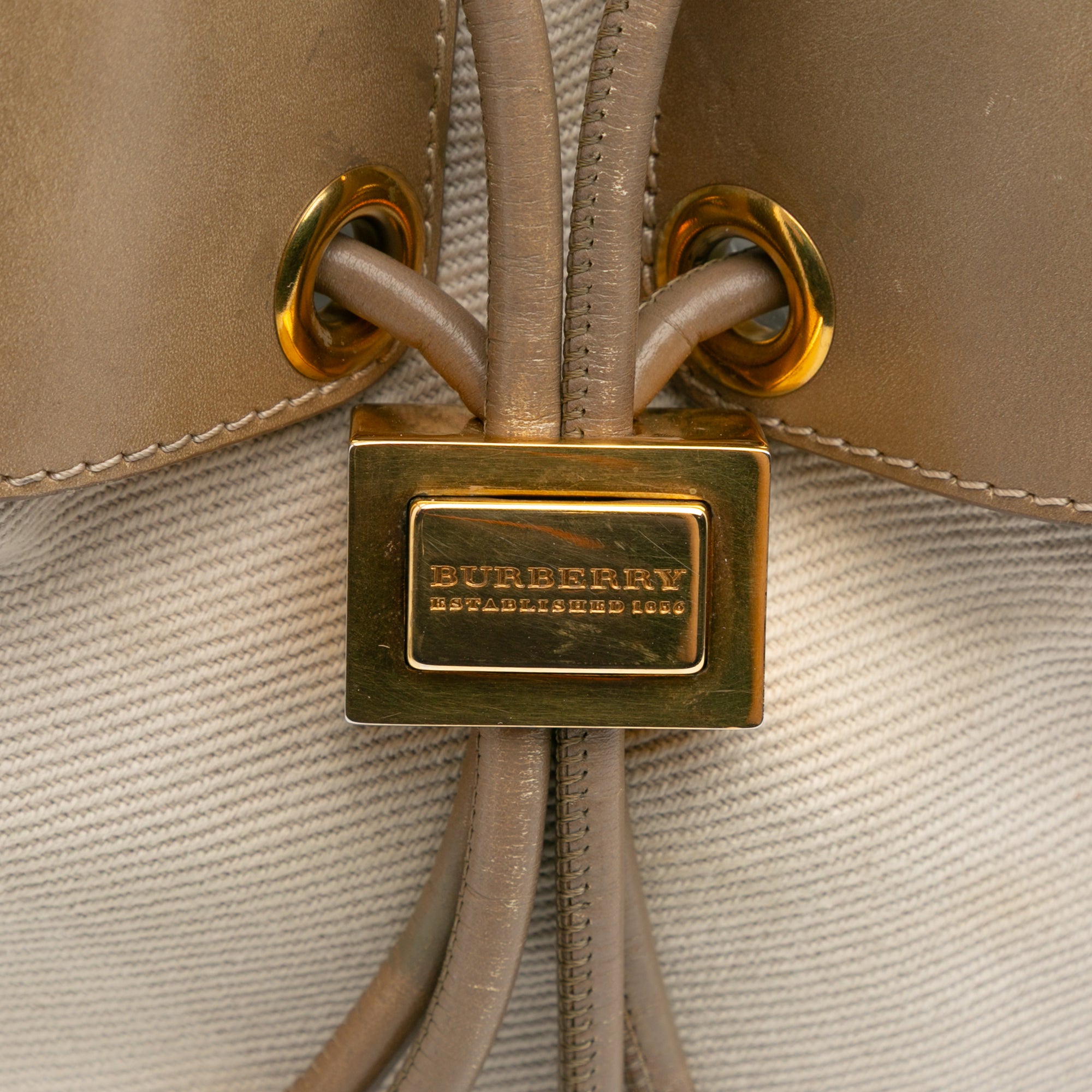 Small Leather and Mega Nova Check Canvas Warrior Hobo
