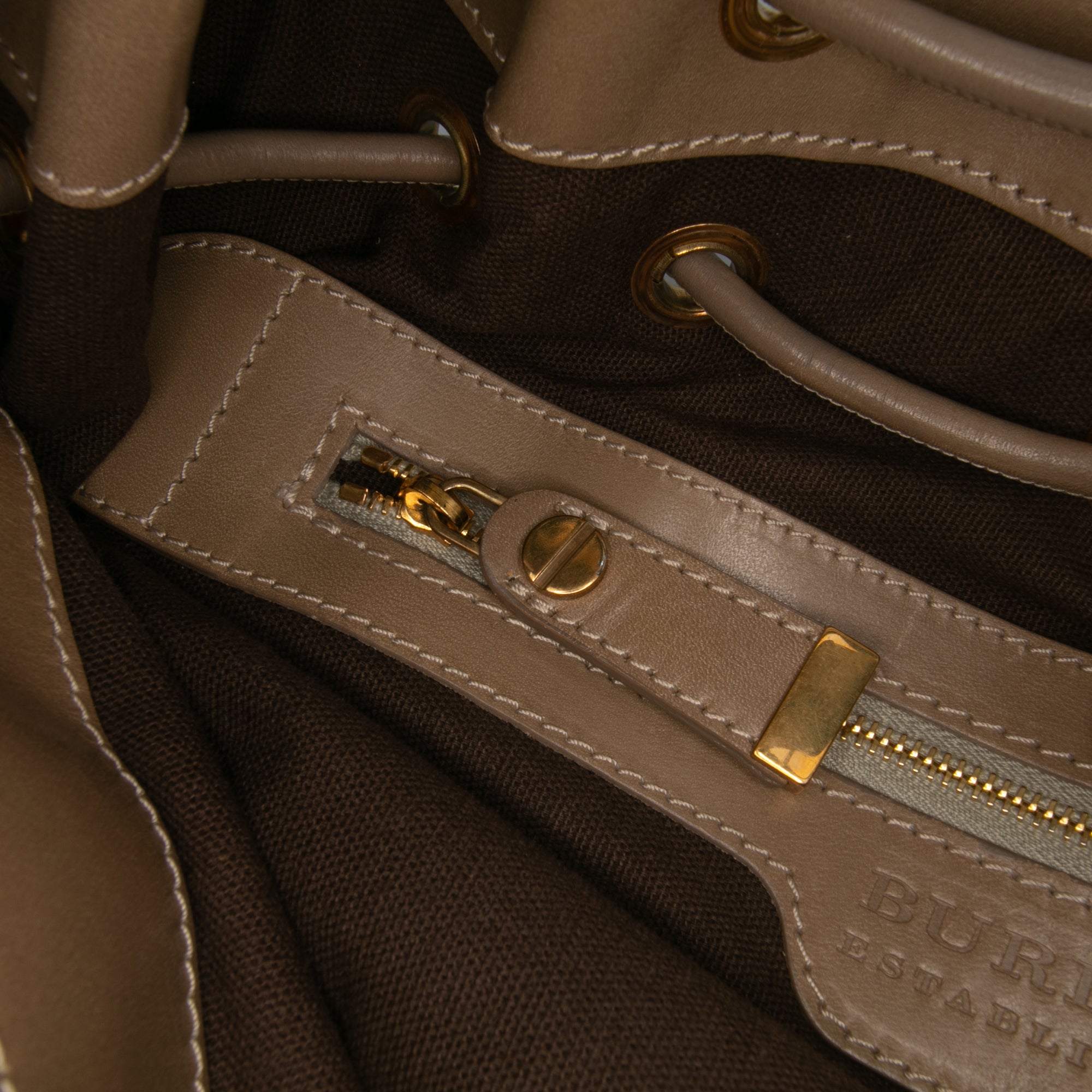 Small Leather and Mega Nova Check Canvas Warrior Hobo