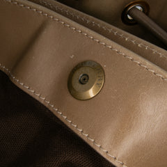 Small Leather and Mega Nova Check Canvas Warrior Hobo