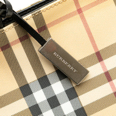 House Check Coated Canvas Tote