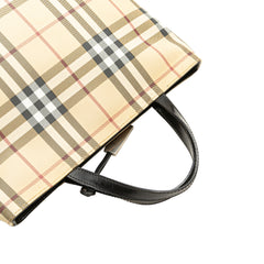 House Check Coated Canvas Tote
