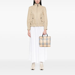 House Check Coated Canvas Tote