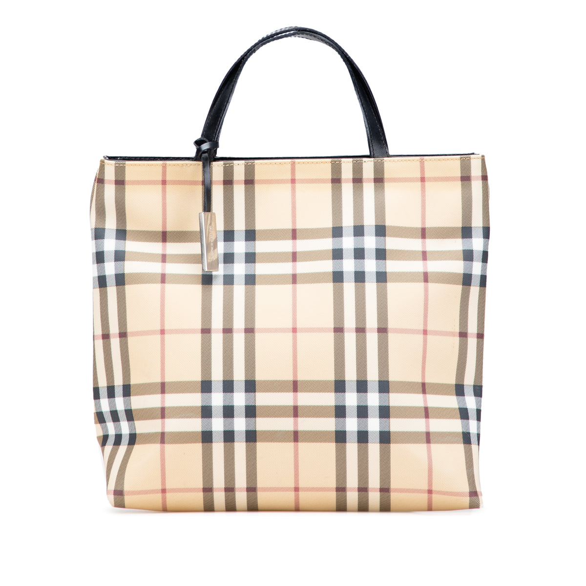 House Check Coated Canvas Tote