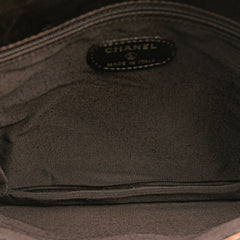 Metallic Lambskin Flap Crossbody