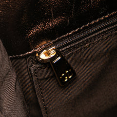 Metallic Lambskin Flap Crossbody