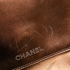 Metallic Lambskin Flap Crossbody