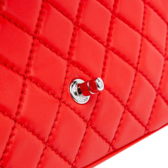 Jumbo Lambskin Easy Carry Flap Satchel