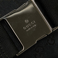 GG Canvas Double Pocket Belt Bag