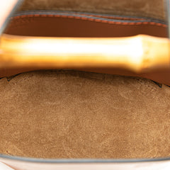 Calfskin Bamboo Bucket Bag