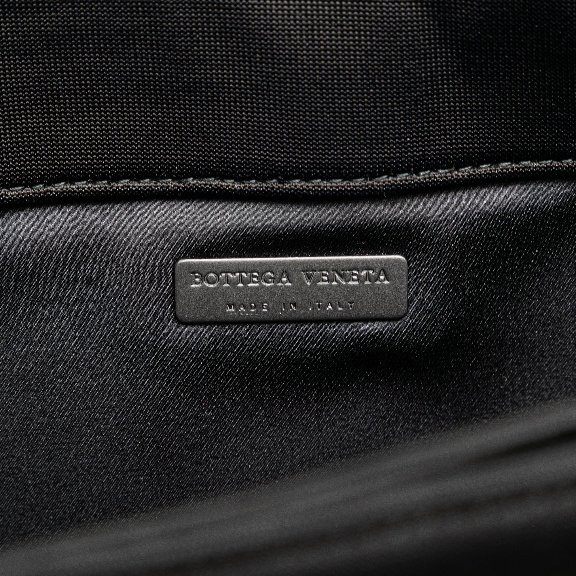 Canvas Intrecciato Buckle Flap