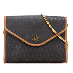 Honeycomb Coated Canvas Chain Crossbody