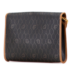 Honeycomb Coated Canvas Chain Crossbody