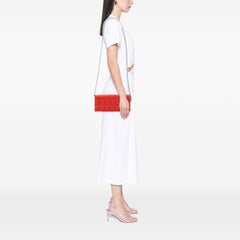 Lambskin Cannage Lady Dior Wallet On Chain