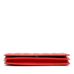 Lambskin Cannage Lady Dior Wallet On Chain