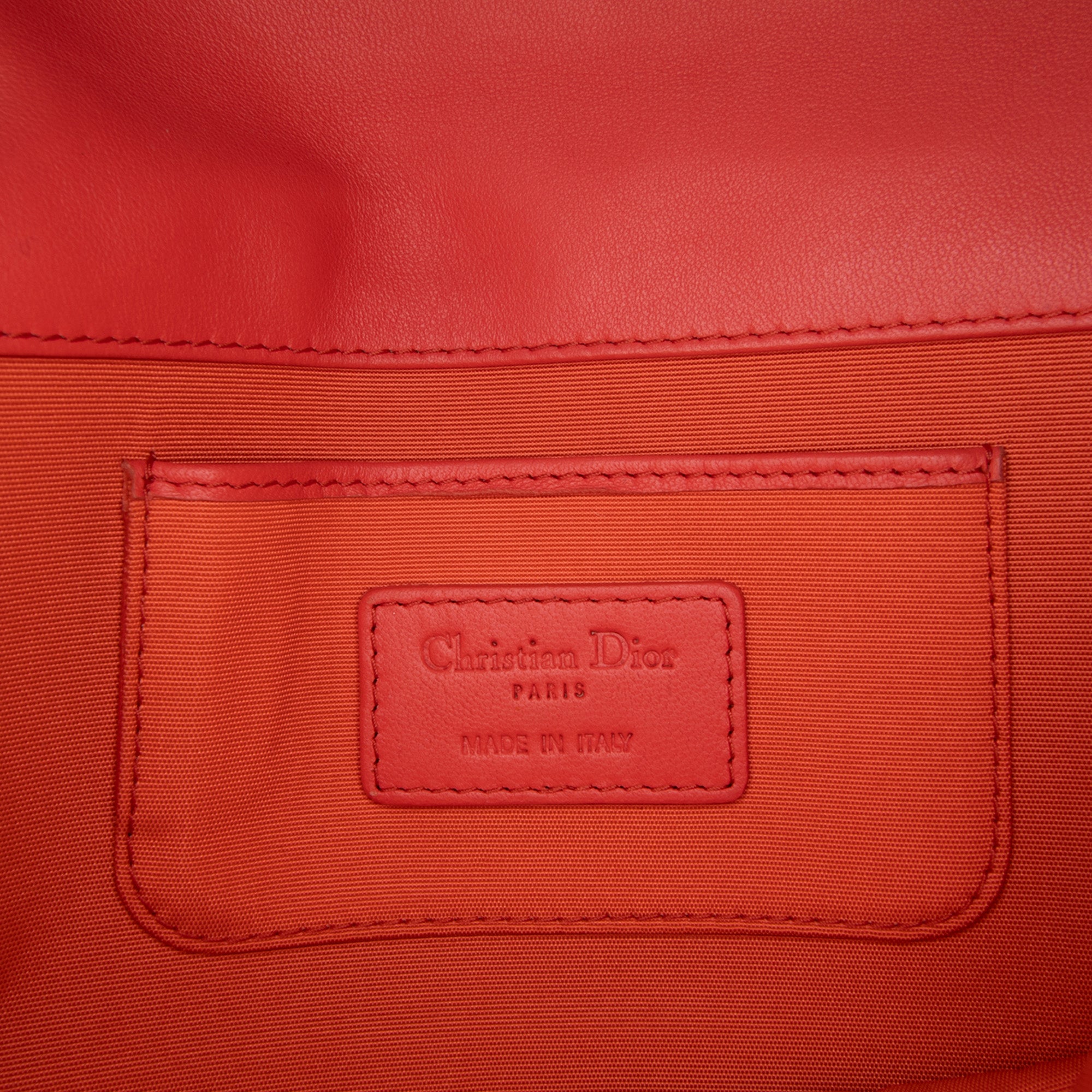 Lambskin Cannage Lady Dior Wallet On Chain