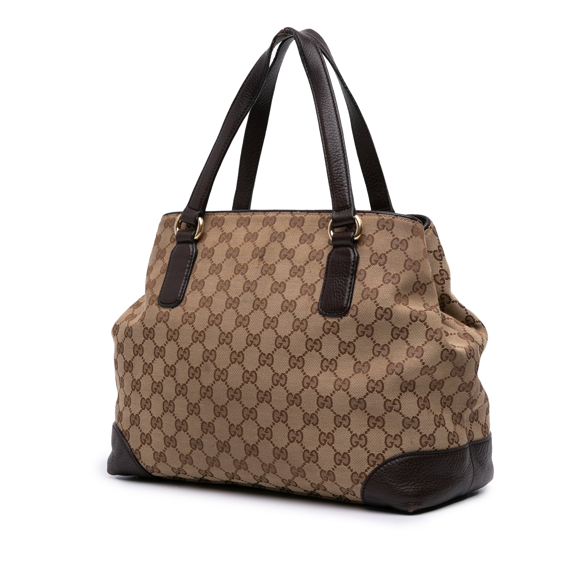 Medium GG Canvas Web Dressage Tote