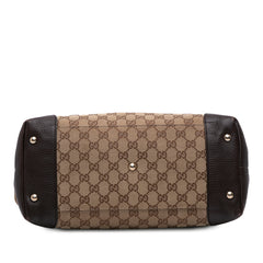 Medium GG Canvas Web Dressage Tote