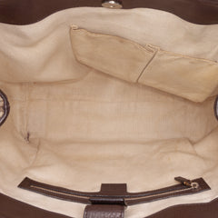 Medium GG Canvas Web Dressage Tote