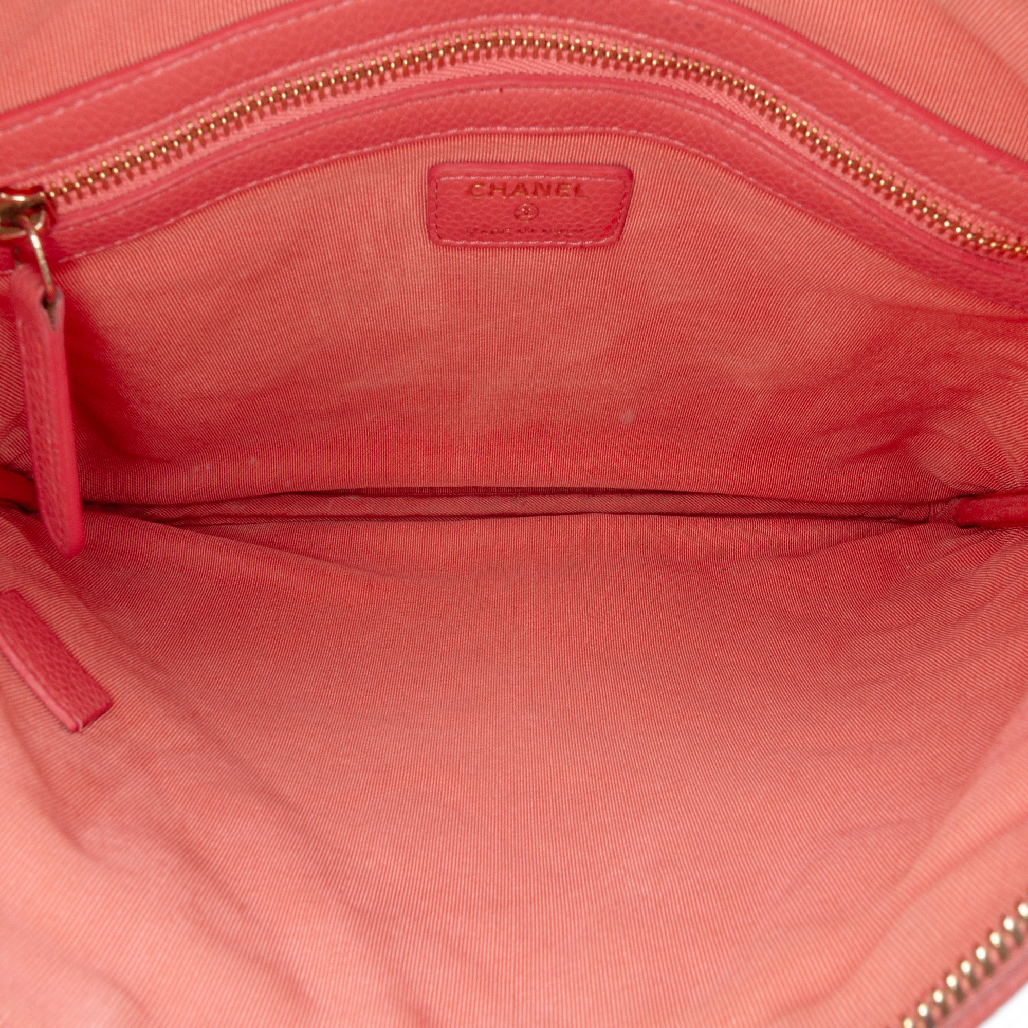 Medium Quilted Caviar O Case Clutch