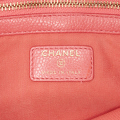 Medium Quilted Caviar O Case Clutch