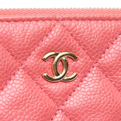 Medium Quilted Caviar O Case Clutch