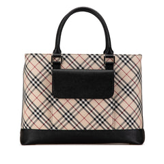 Nova Check Canvas Tote