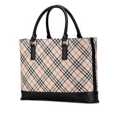 Nova Check Canvas Tote