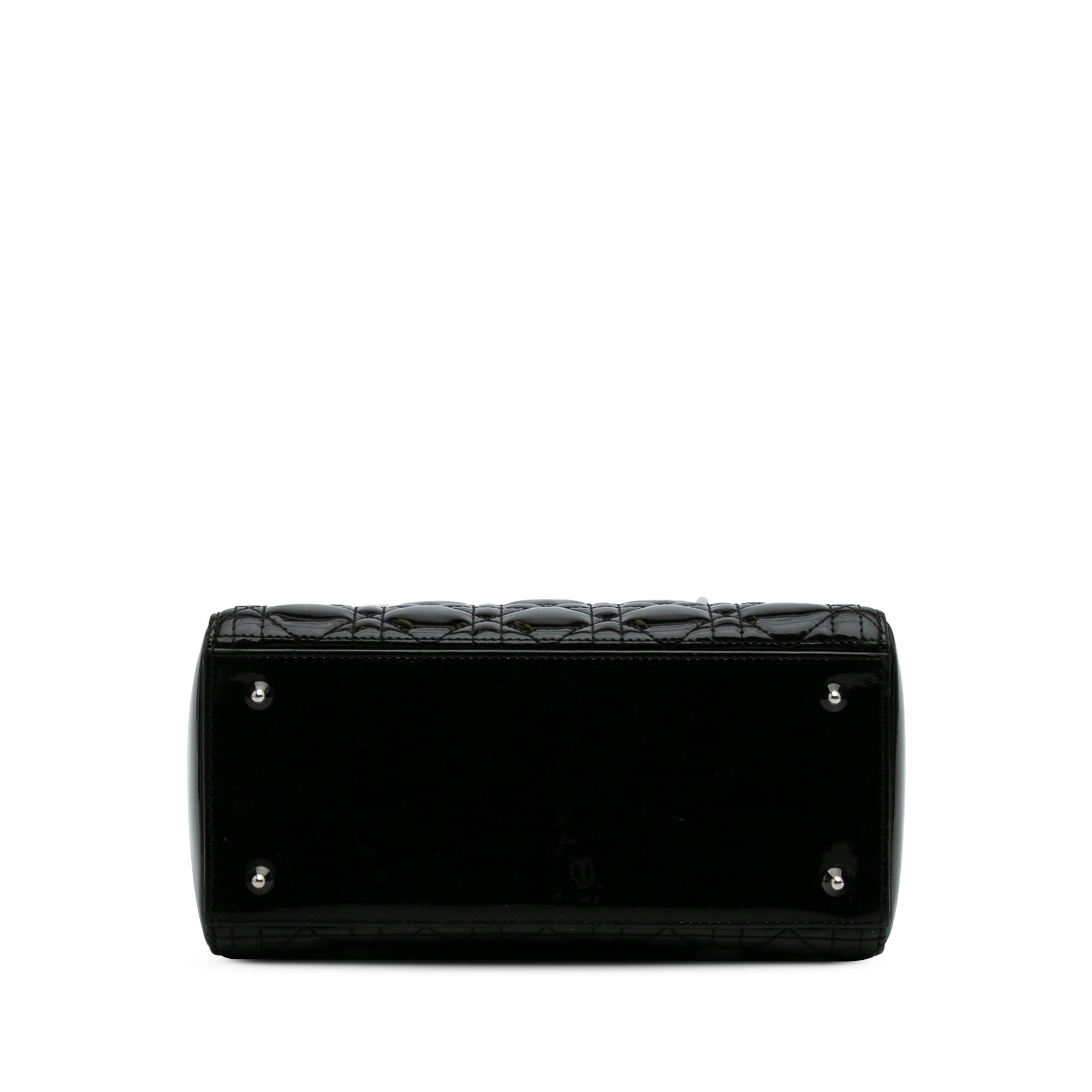 Medium Patent Cannage Lady Dior
