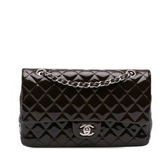Medium Classic Patent Double Flap