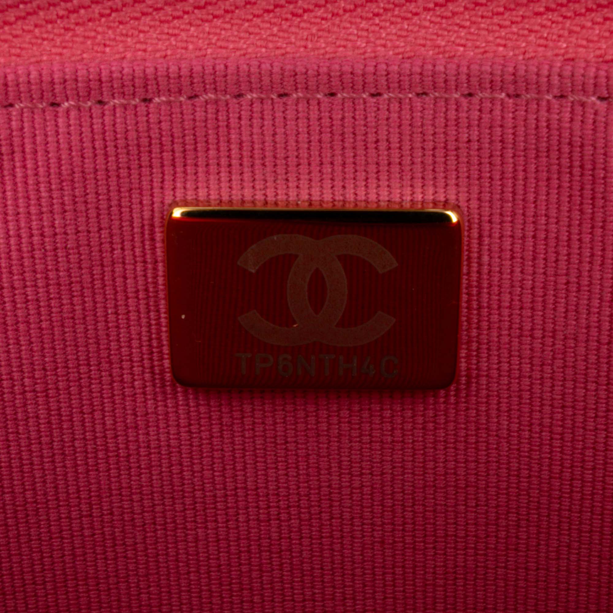 Quilted Lambskin Acrylic Coco Love Wallet on Chain