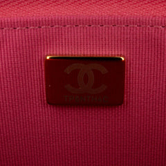 Quilted Lambskin Acrylic Coco Love Wallet on Chain