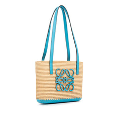 Raffia Square Basket Tote_1